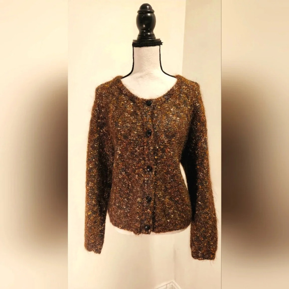 Vintage Paul Et Duffier Mohair Blend Cardigan - Picture 2 of 6
